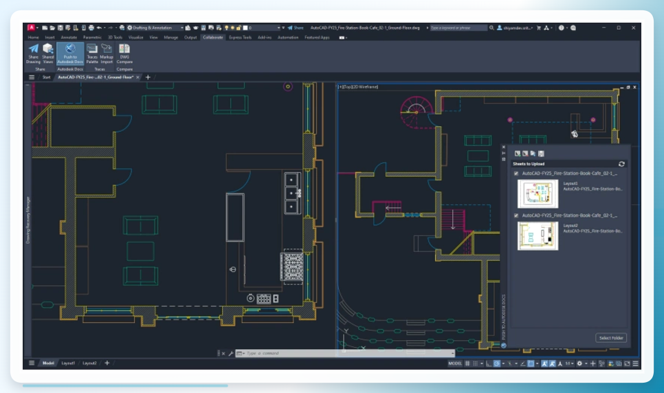AutoCAD PDF导入功能