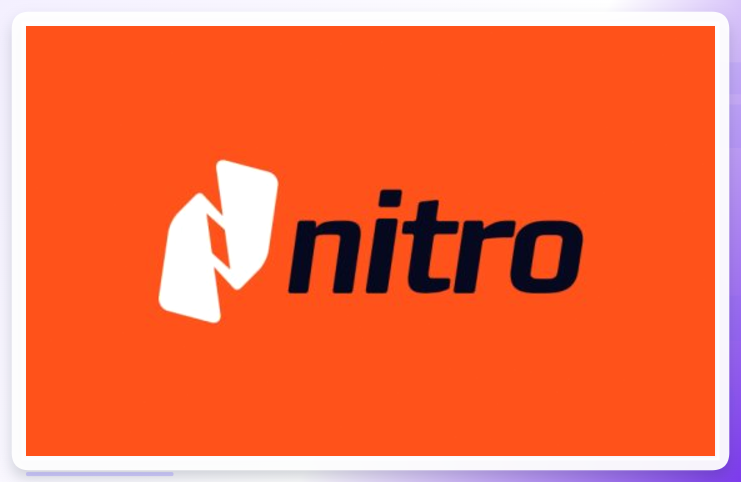 Nitro Pro操作界面