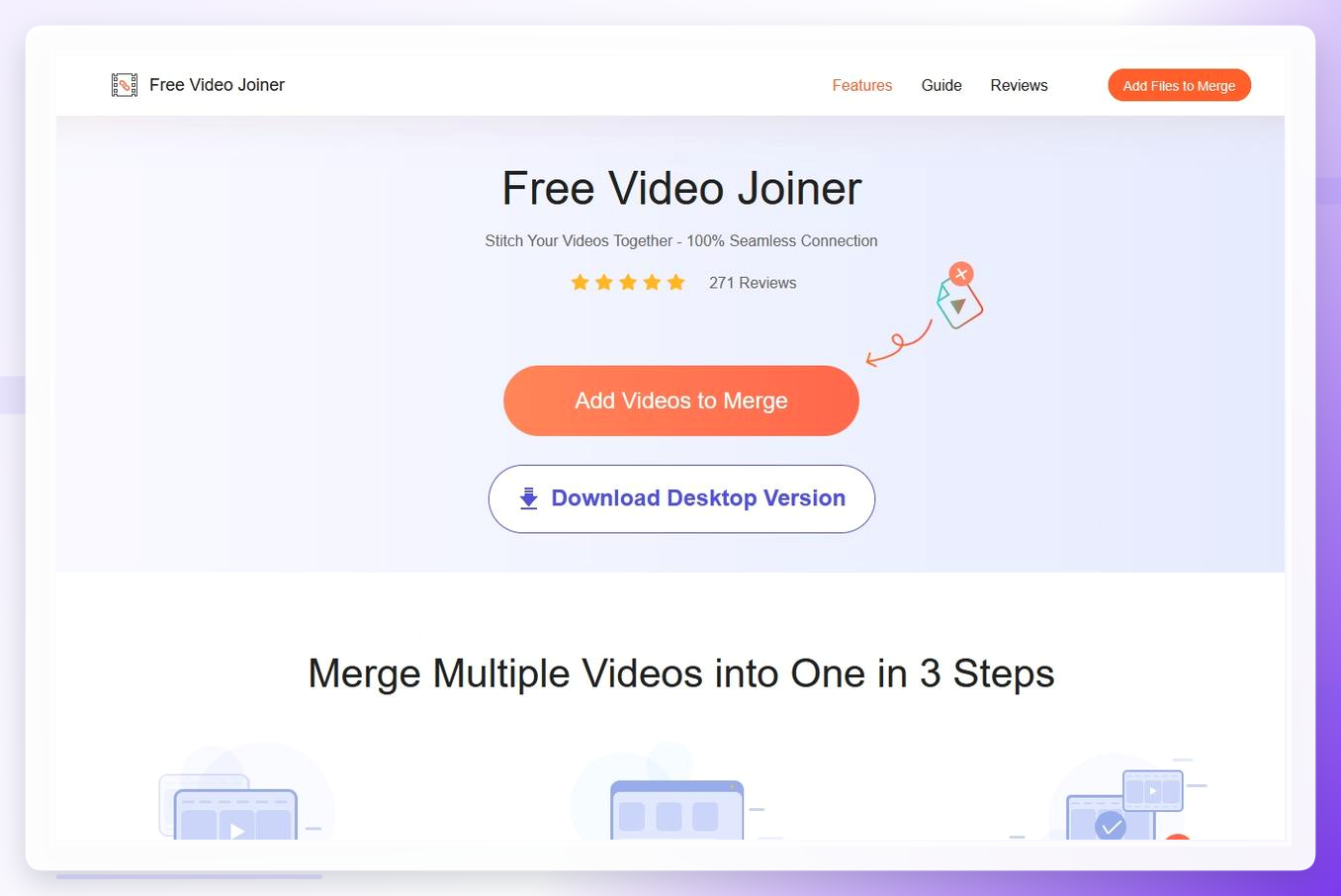 Free Video Joiner界面