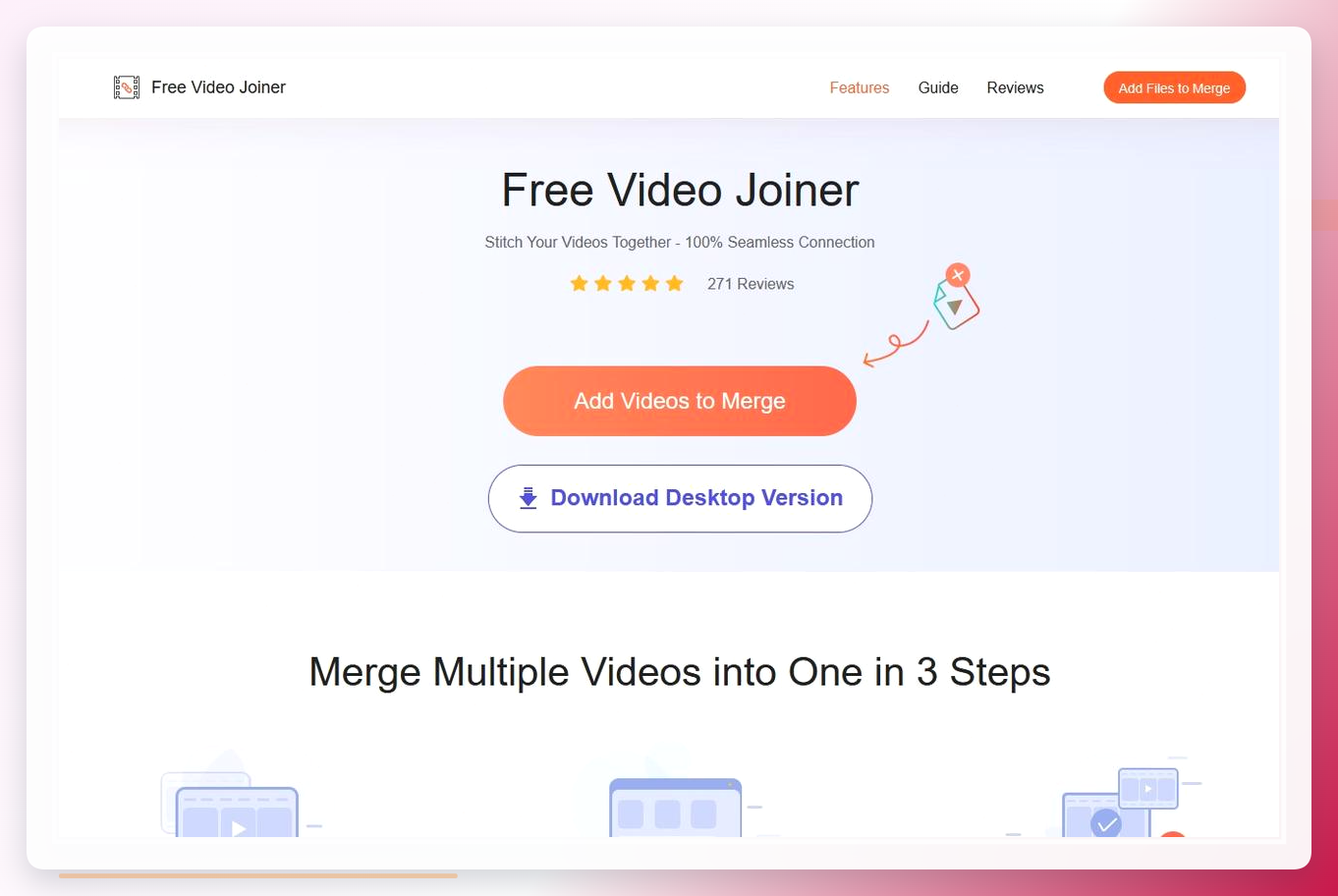 Free Video Joiner界面