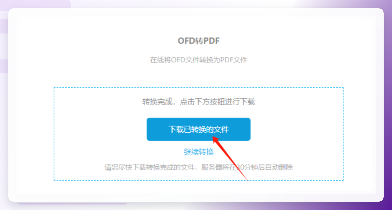 下载转换结果