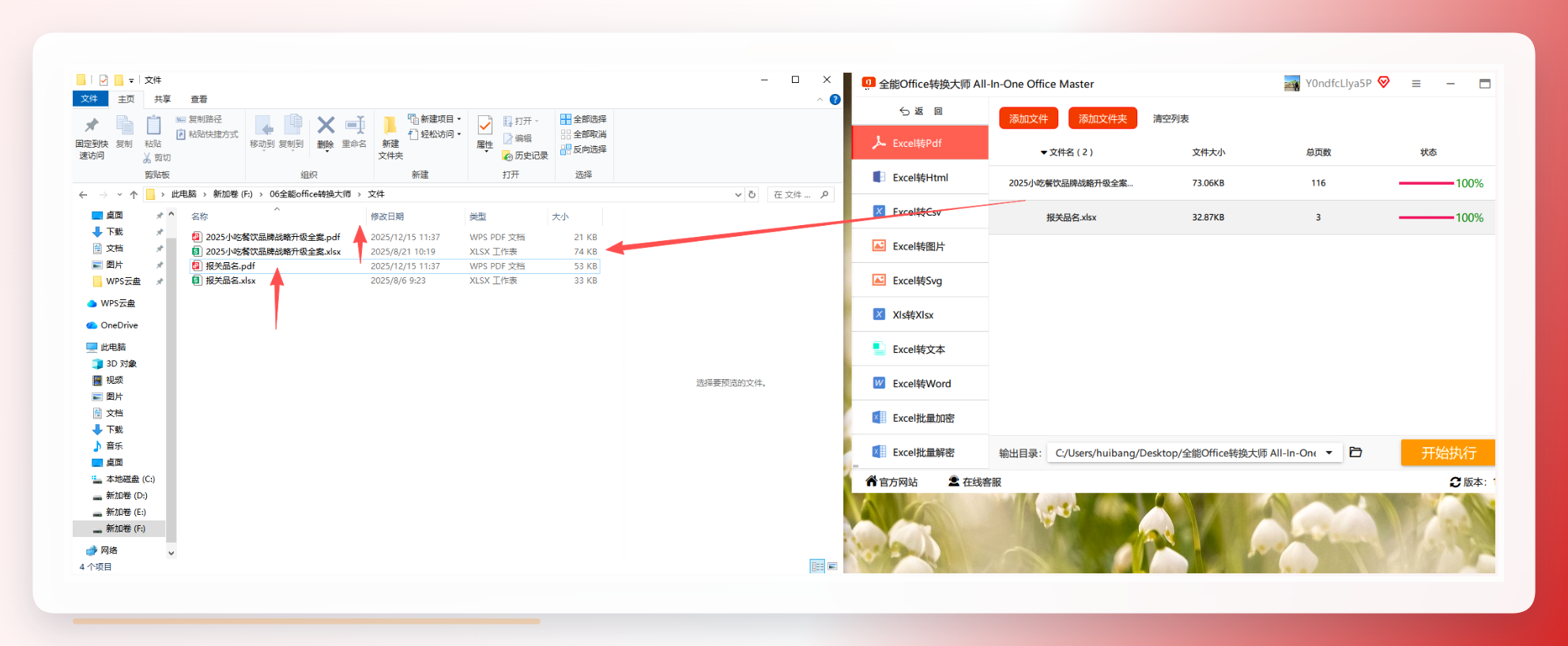 全能Office转换大师完成效果