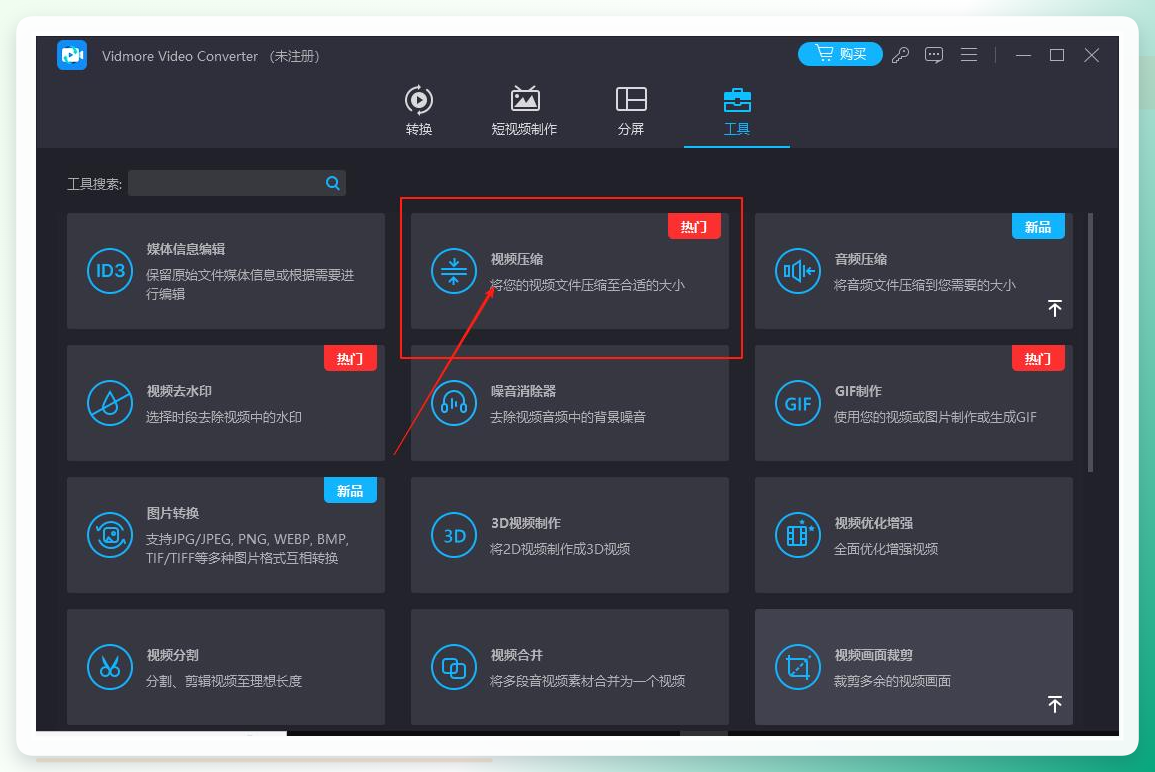Vidmore添加视频