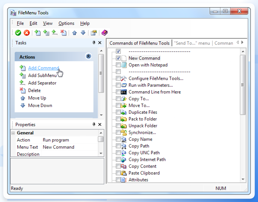 FileMenu Tools右键菜单