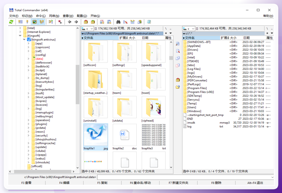 Total Commander复制名称