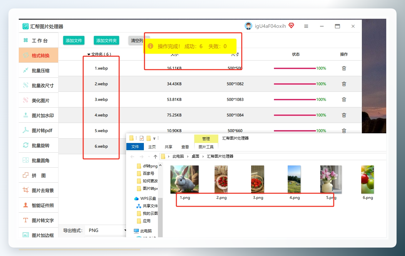 转换完成后，你可以在之前指定的输出目录中找到转换后的PNG图片。.png