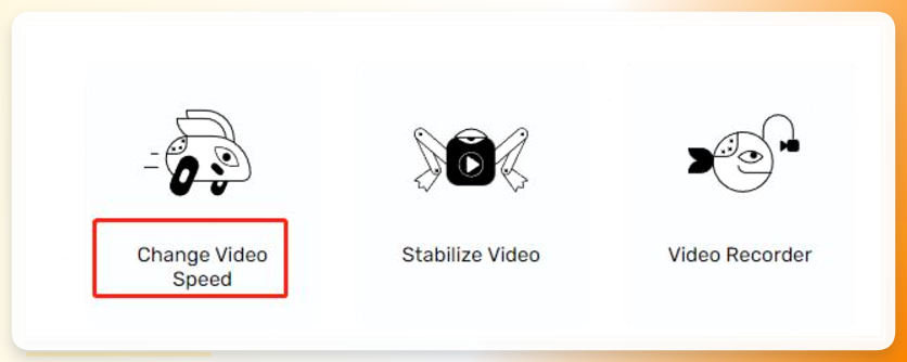 在线工具change video speed入口