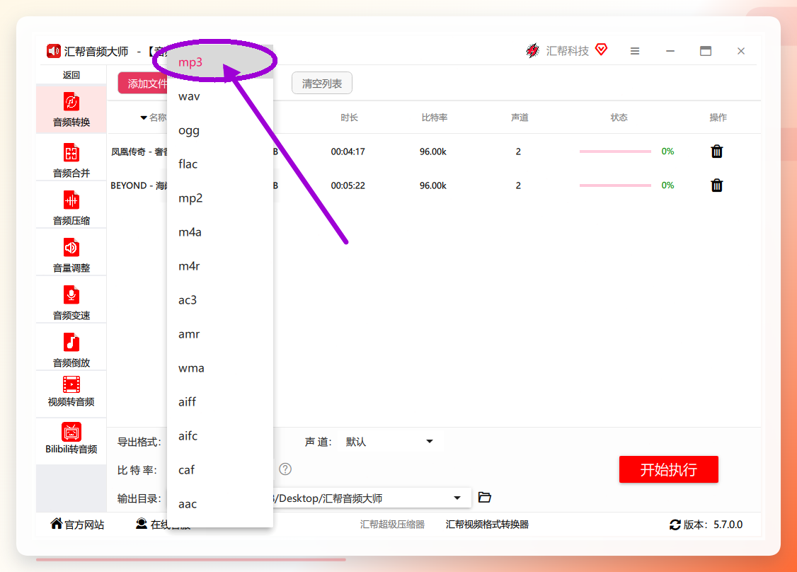 更多格式选项