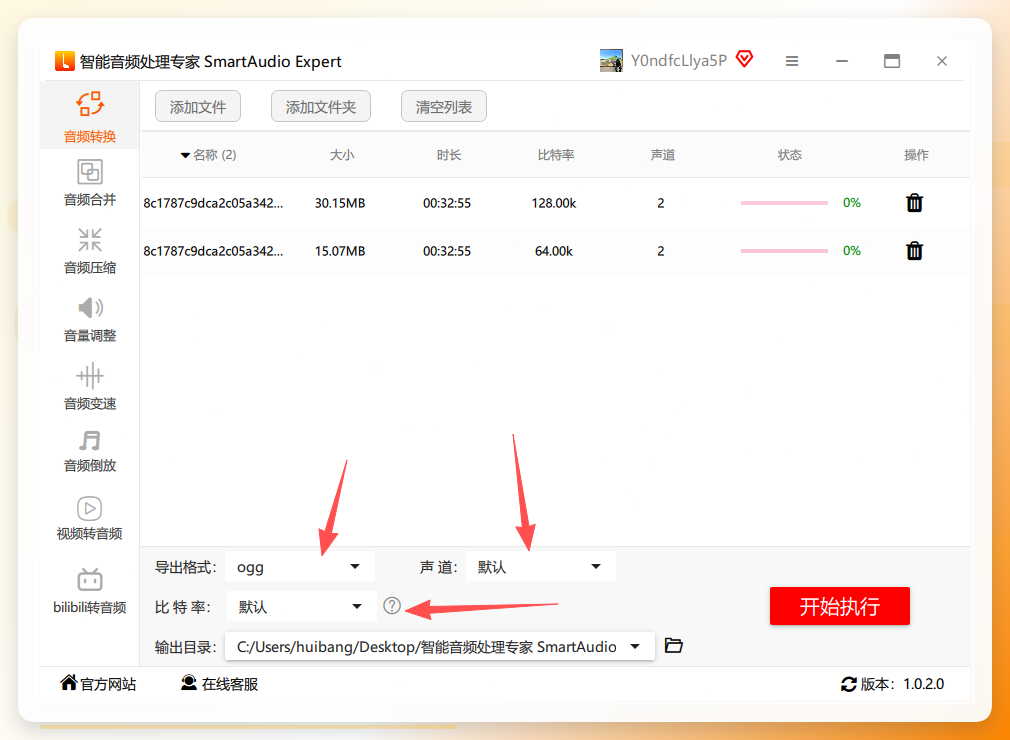 智能音频处理专家设置格式