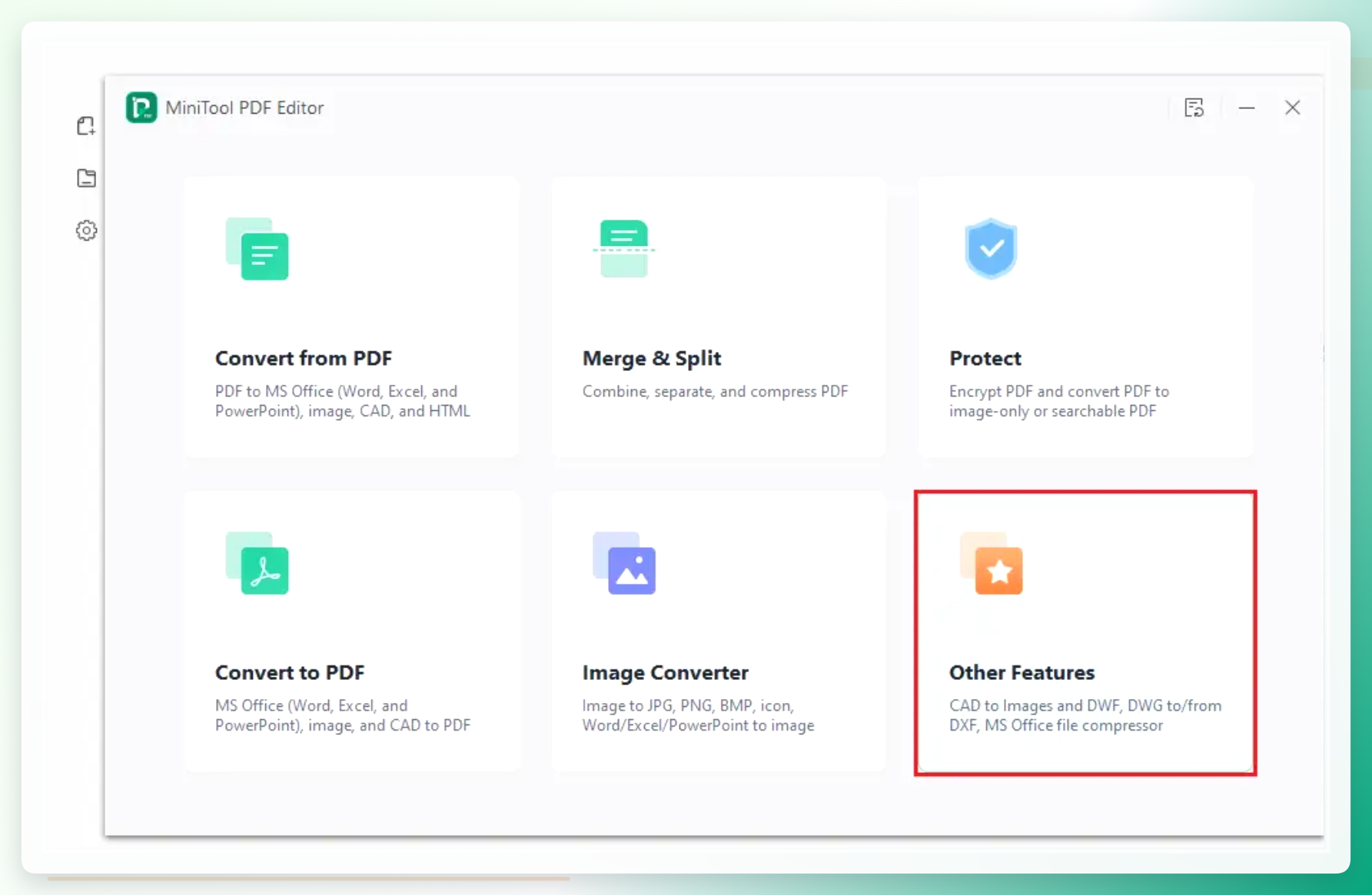 MiniTool Other Features