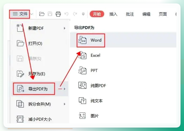 WPS转换流程