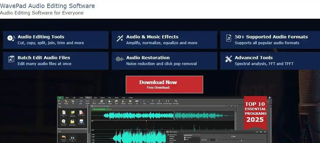 WavePad界面