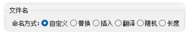 选择命名方式