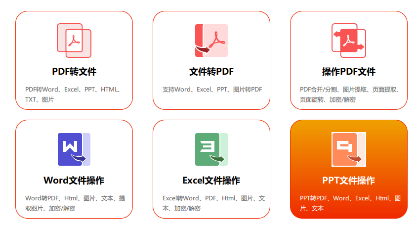 汇帮PDF转换器主界面